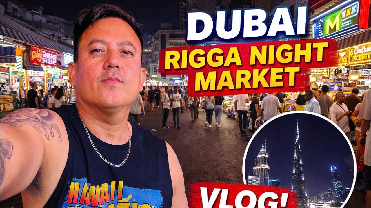 Exploring Rigga Night Market Dubai 🇦🇪 | Crazy Night Vibes!