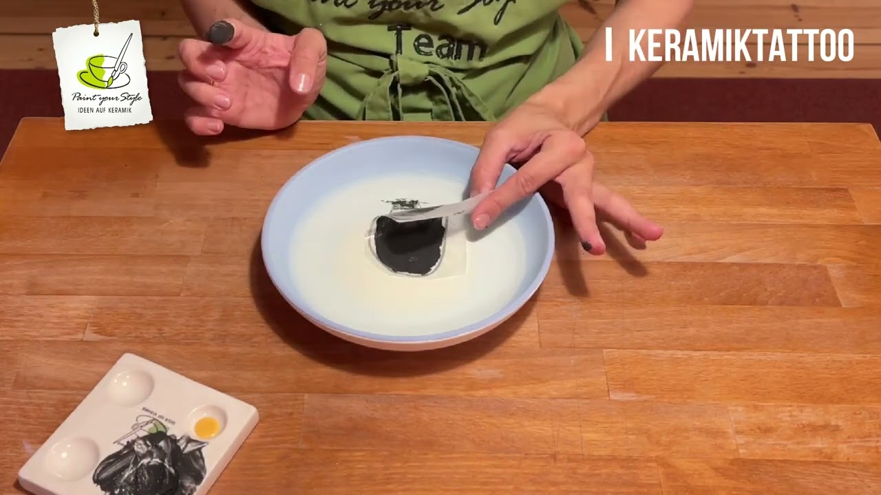 Erklärvideo Keramiktattoo - Maltechniken by Paint your Style