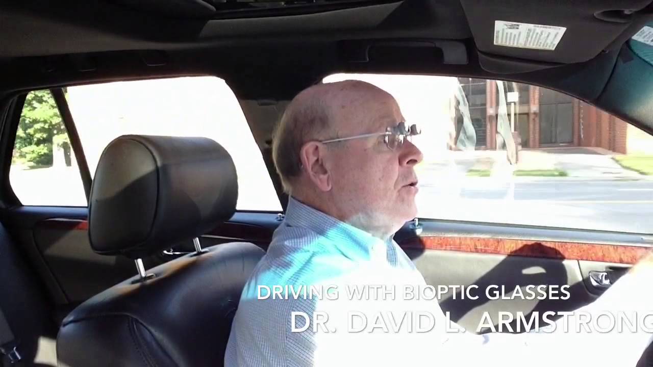 Driving with Low Vision by wearing Bioptic Telescopic Glasses