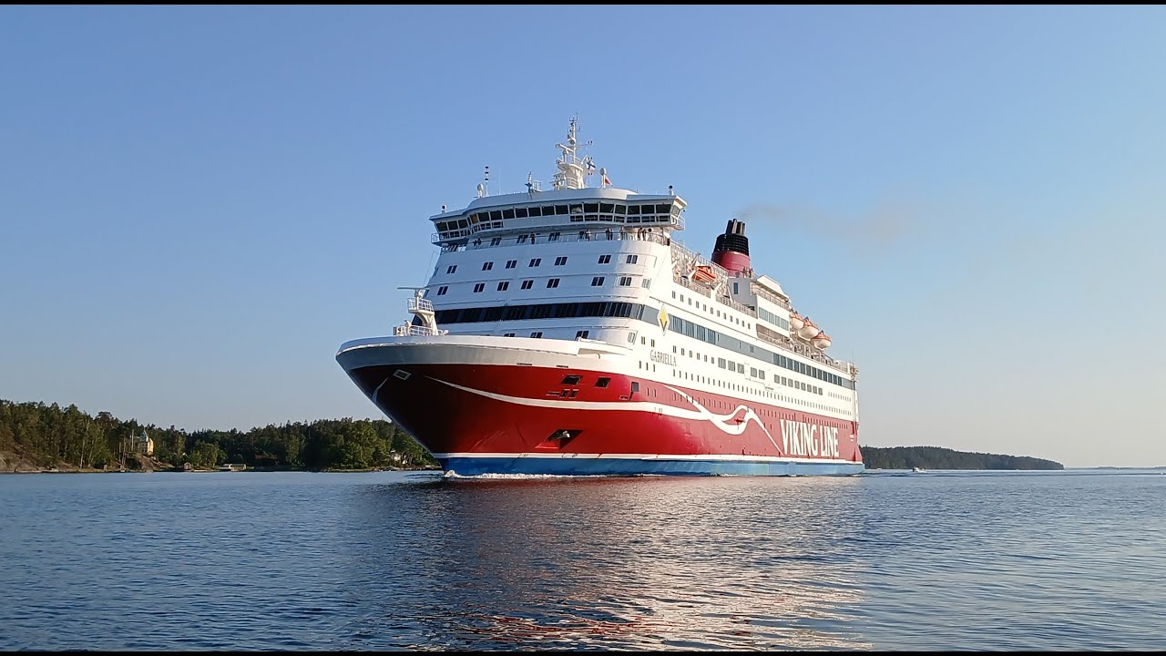 Special cruise with Viking Line, M/S Gabriella during strong winds (Stockholm - Åbo and back)