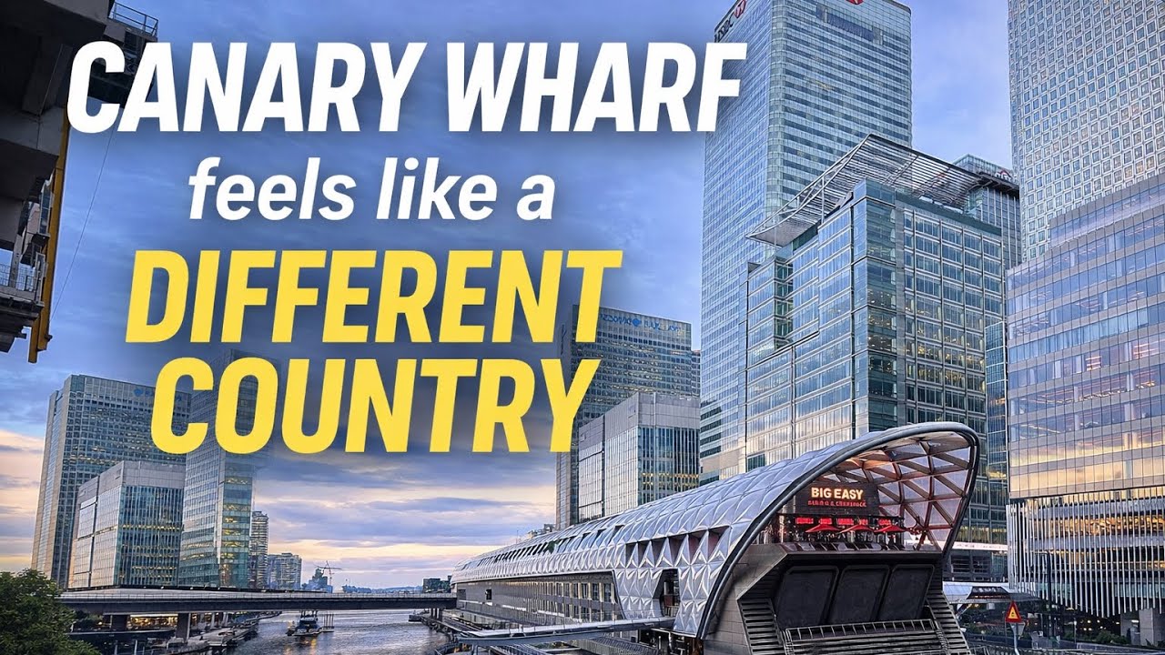 CANARY WHARF feels like a DIFFERENT COUNTRY