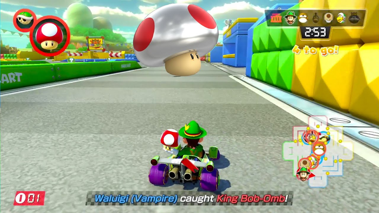 Epic Battle Mode WAR in Mario Kart 8 Deluxe! 💥
