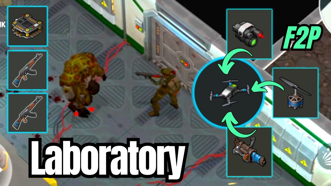 Going to Each WatchTower To Unlocking all The Drone Modular and Clearing Laboratory in LDoE:Survival