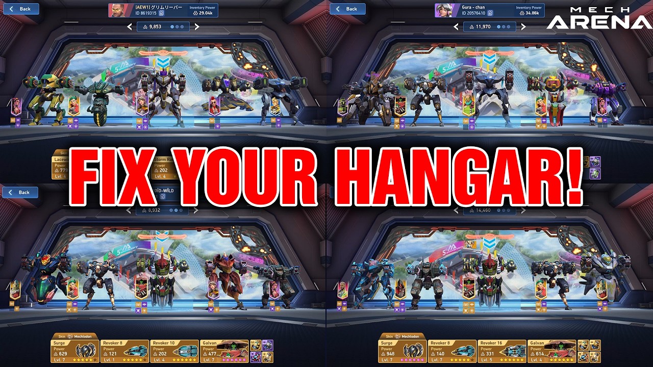 Reviewed 10 Player Hangars&hellip; Here&rsquo;s What You Need to Fix! | Mech Arena