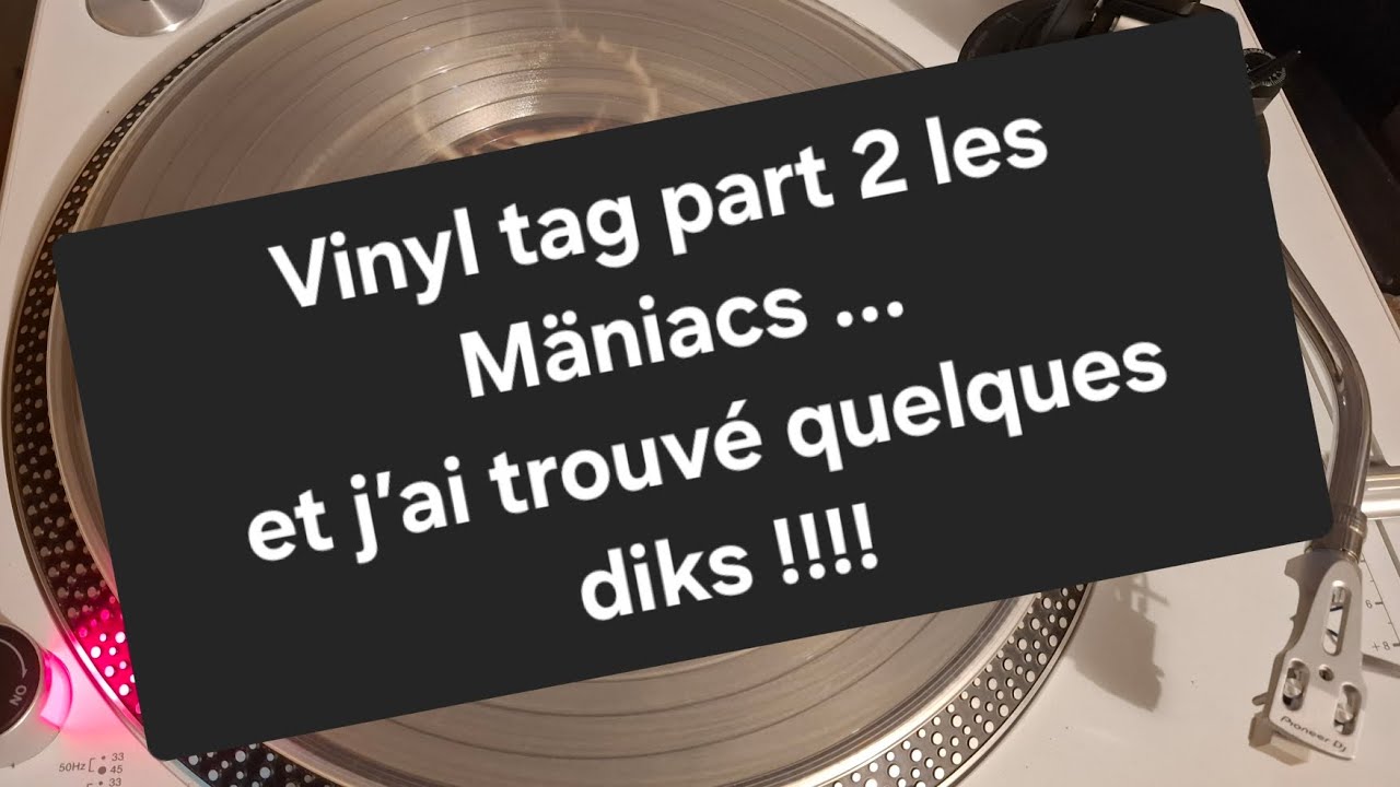 Vinyl tag les Mäniacs ... et quelques pépites trouvées dans un Vinyl Market !!!!