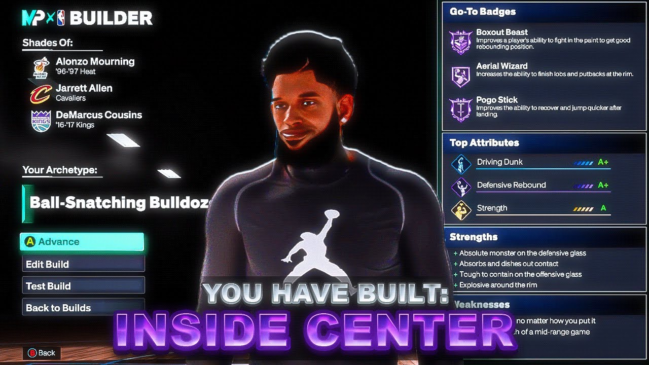 BEST COMP CENTER BUILD IN NBA2K26 NBA2K20 PAINT BEAST RETURNS 😱