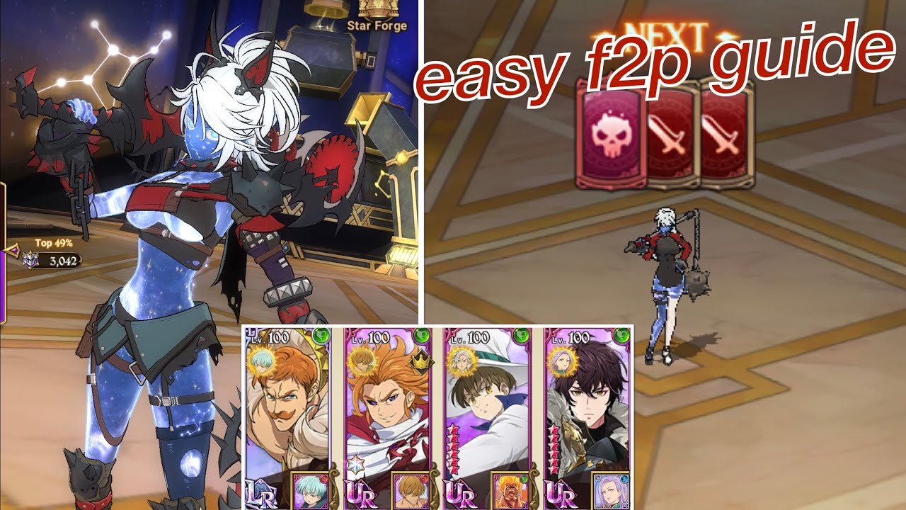 Easy F2P Guide On For the New Boss Battle - Seven Deadly Sins: Grand Cross