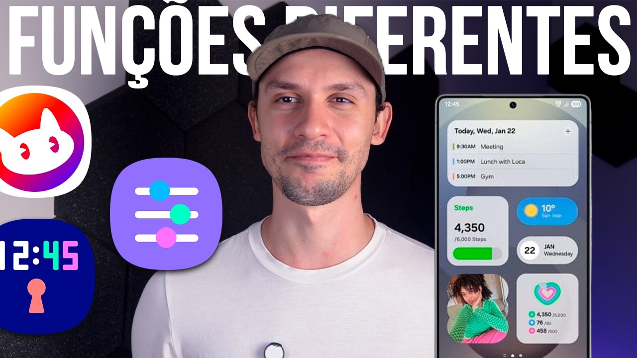 📲 5 PASSOS para deixar seu CELULAR SAMSUNG INCRÍVEL | Personalização, truques e apps!