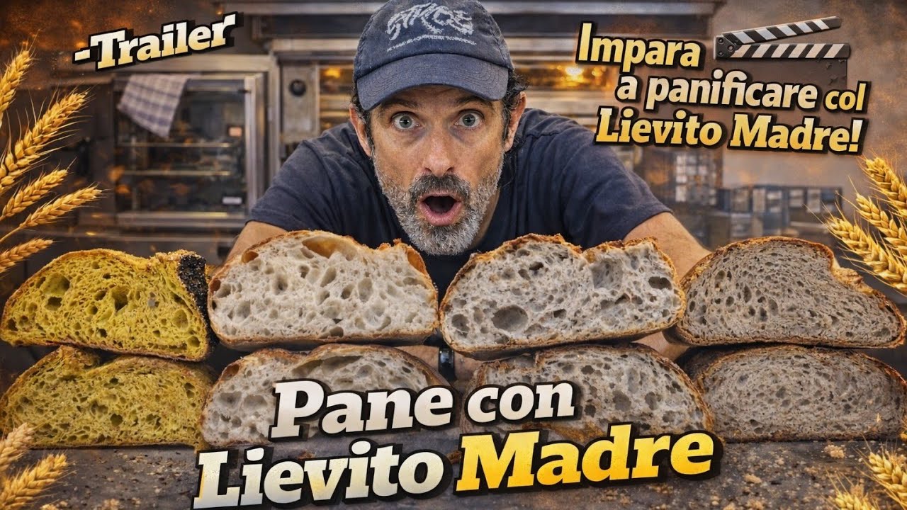 Trailer video corso pane col lievito madre