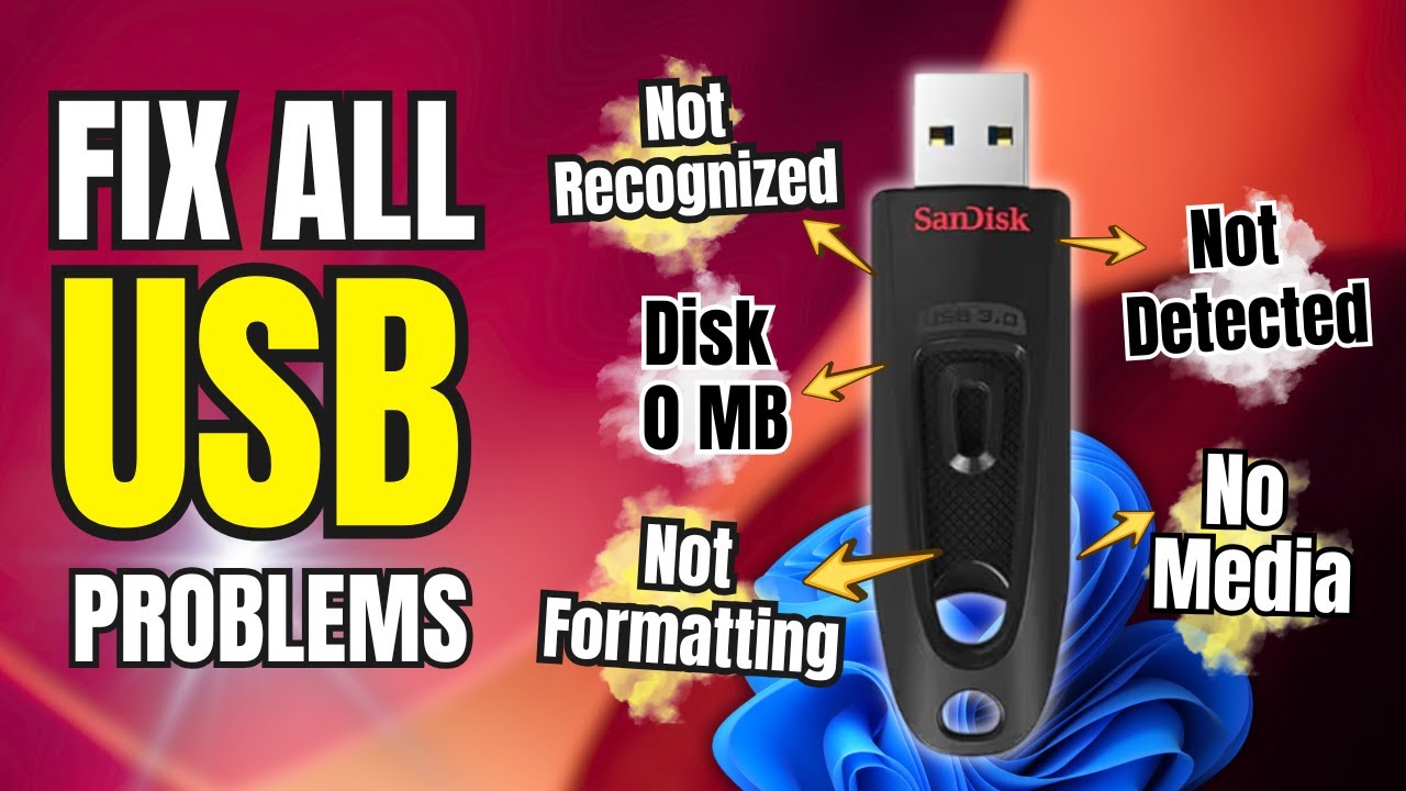 FIX Corrupted USB or SD Card | USB not Detected | USB not Formatting (2025)