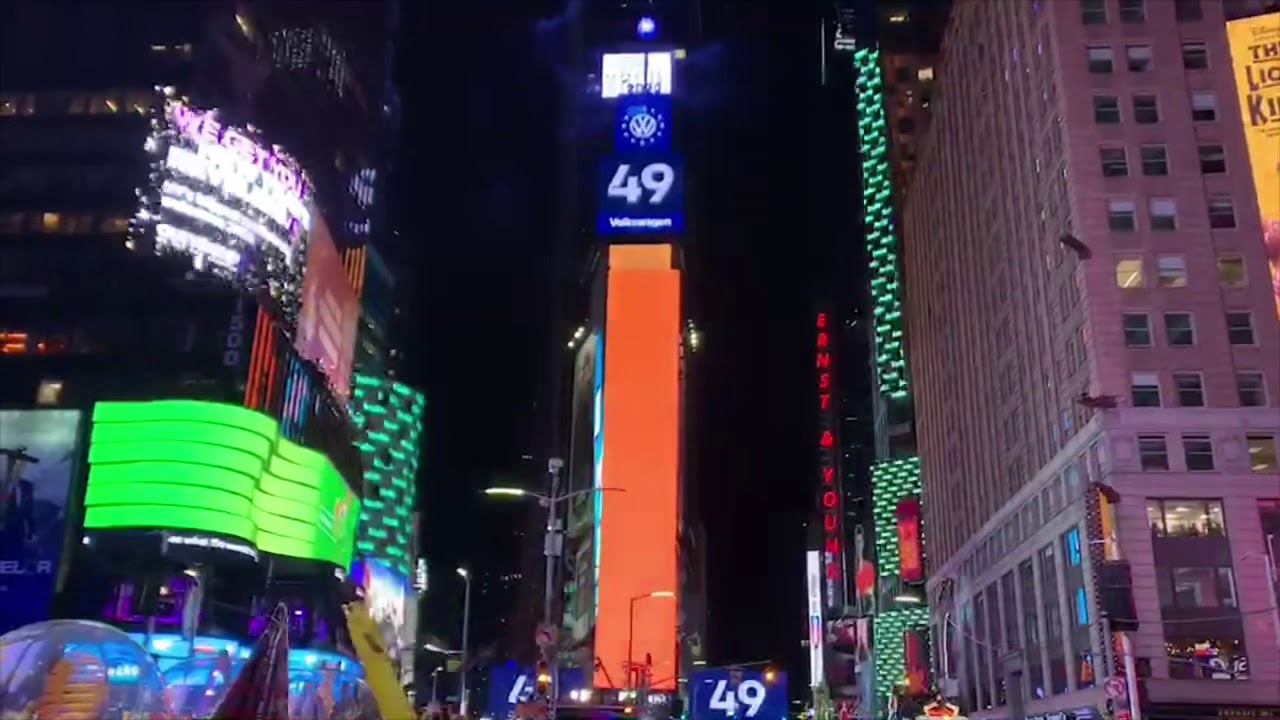 ニューヨーク　タイムズスクエアでの年越し　2019→2020 BTS  NewYork Times Square カウントダウン