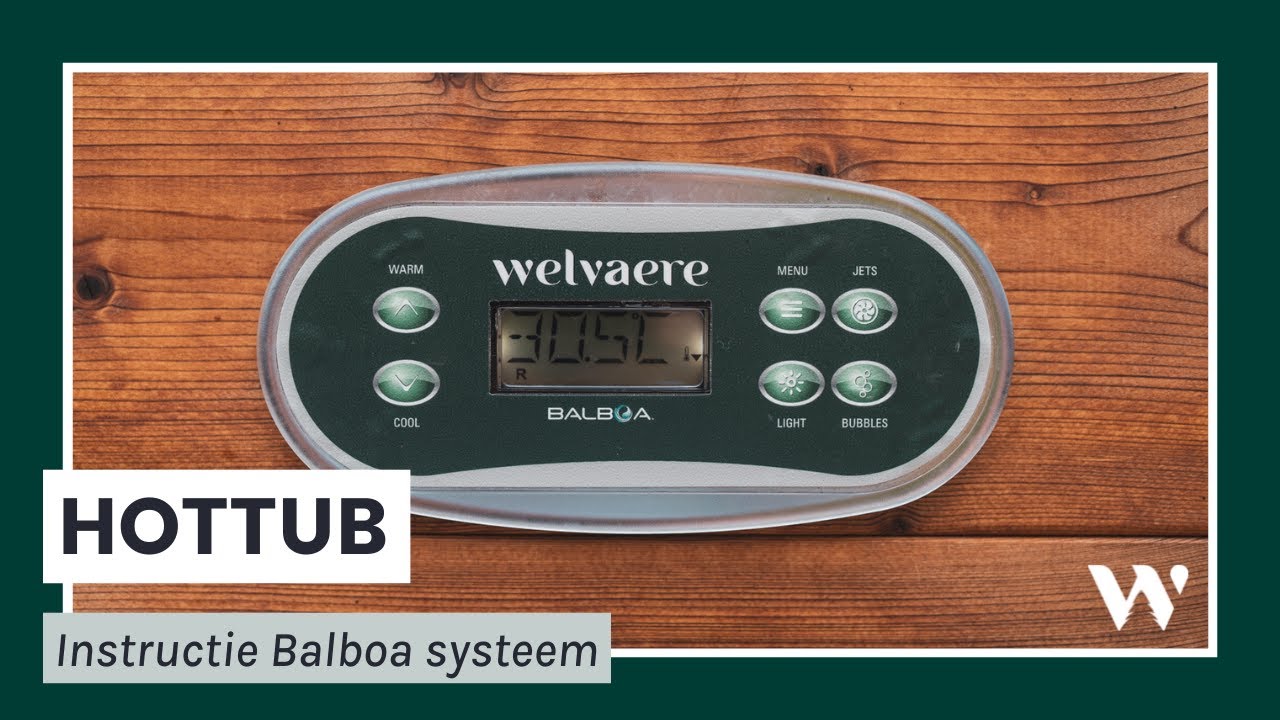 Balboa systeem hottub | Ducktub instructie video
