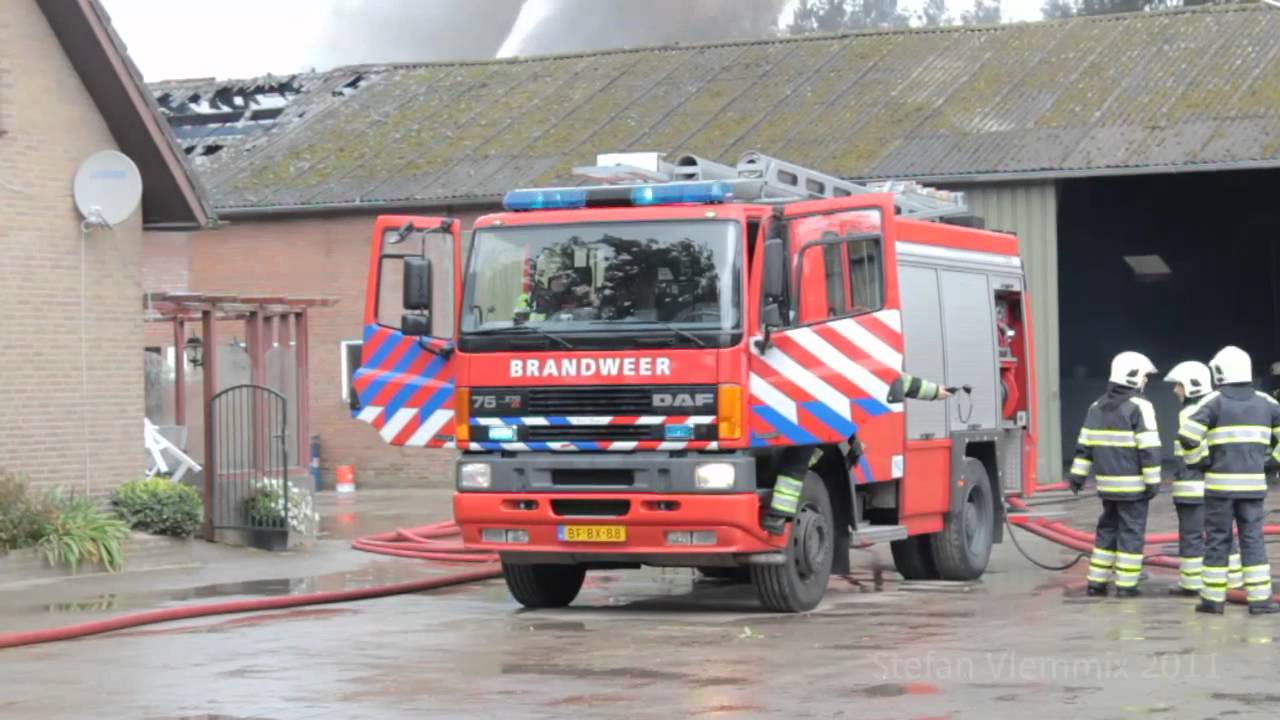 Grote brand Smulderslaan Someren-Heide 11-09-2011