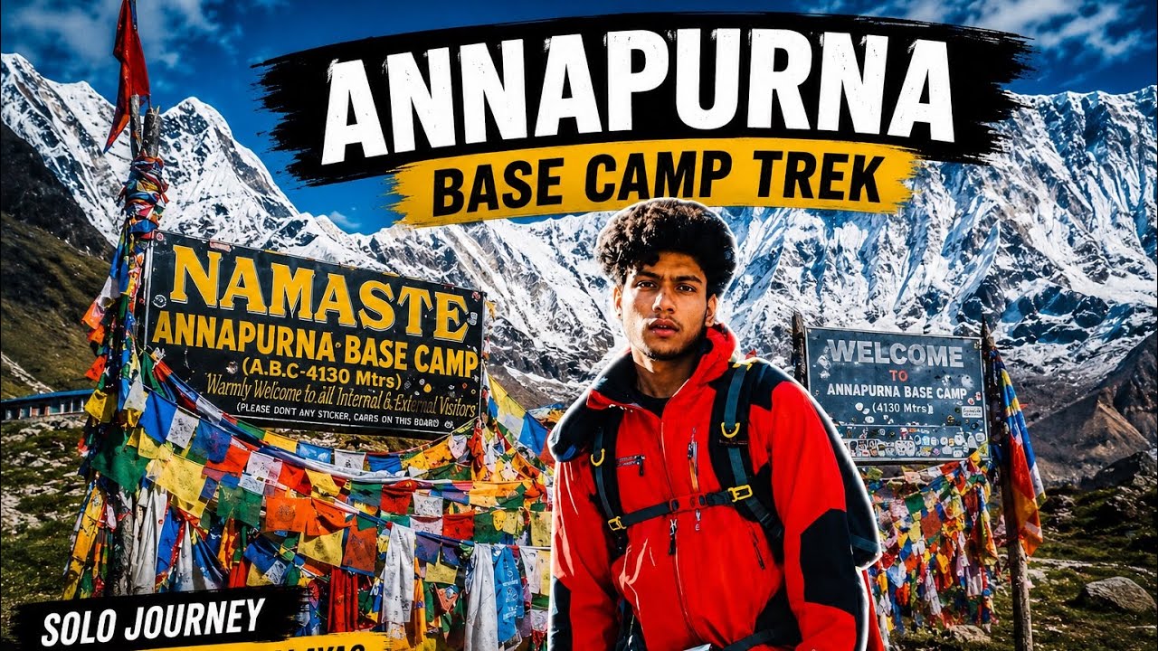 Annapurna Base Camp Trek – Solo Journey Into the Himalayas | Cinematic Vlog