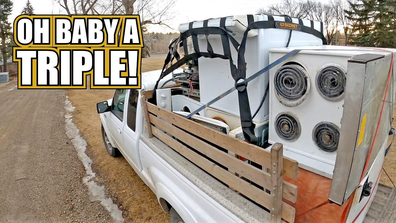 Dumpster Diving Street Scrapping - Triple Run Today!