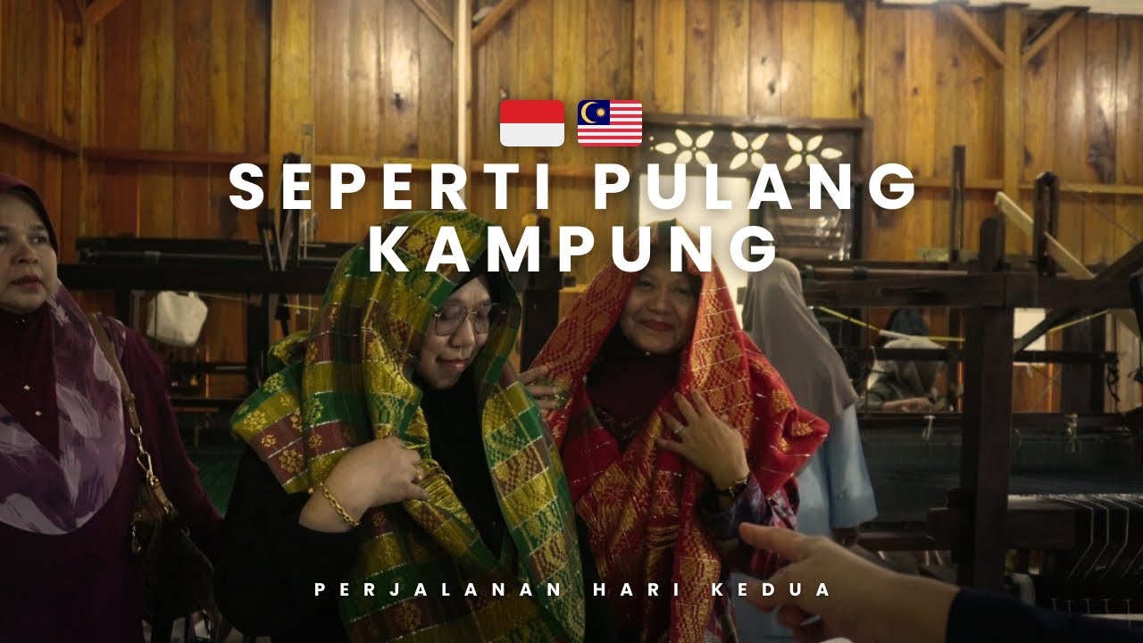 Serasa Pulang Kampung! Rombongan Malaysia Berbusana Kurung Menjemput Rindu di Daik Lingga