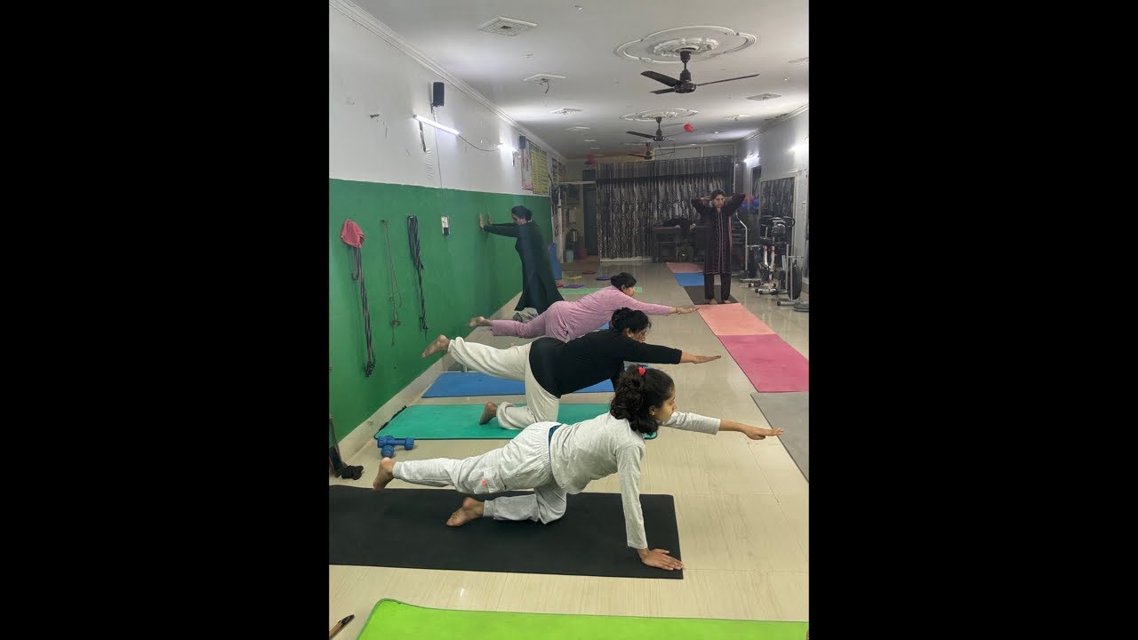 Yoga session with Dr. Sandhya