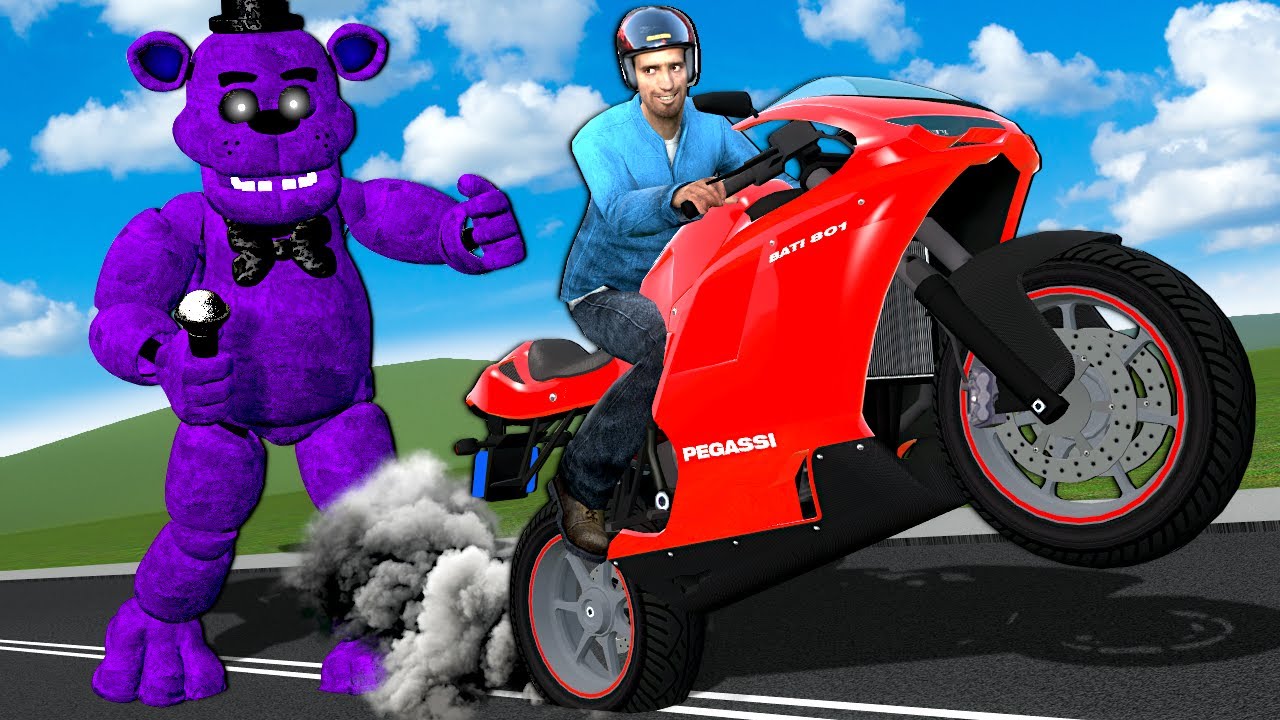 PURPLE FREDDY CAN'T CATCH ME! - Garry's Mod Slasher