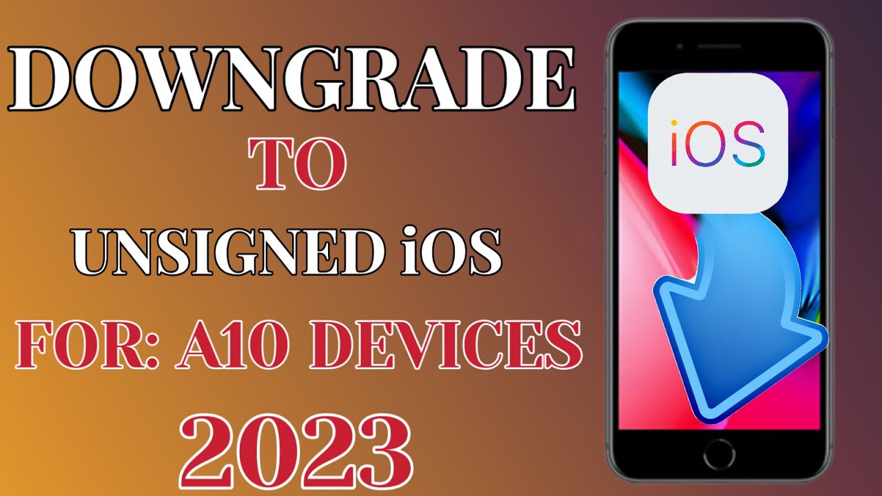 Hạ cấp iOS thiết bị chip A10 xuống c&aacute;c bản đ&atilde; kho&aacute; sign bằng FutureRestore GUI |AnhTuấn Technicians