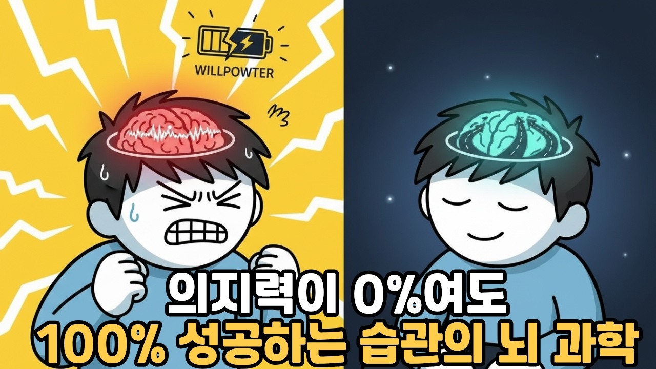 의지력을 쥐어짜지 않아도 인생이 술술 풀리는 '뇌를 자동화하는' 습관 형성 치트키 3가지