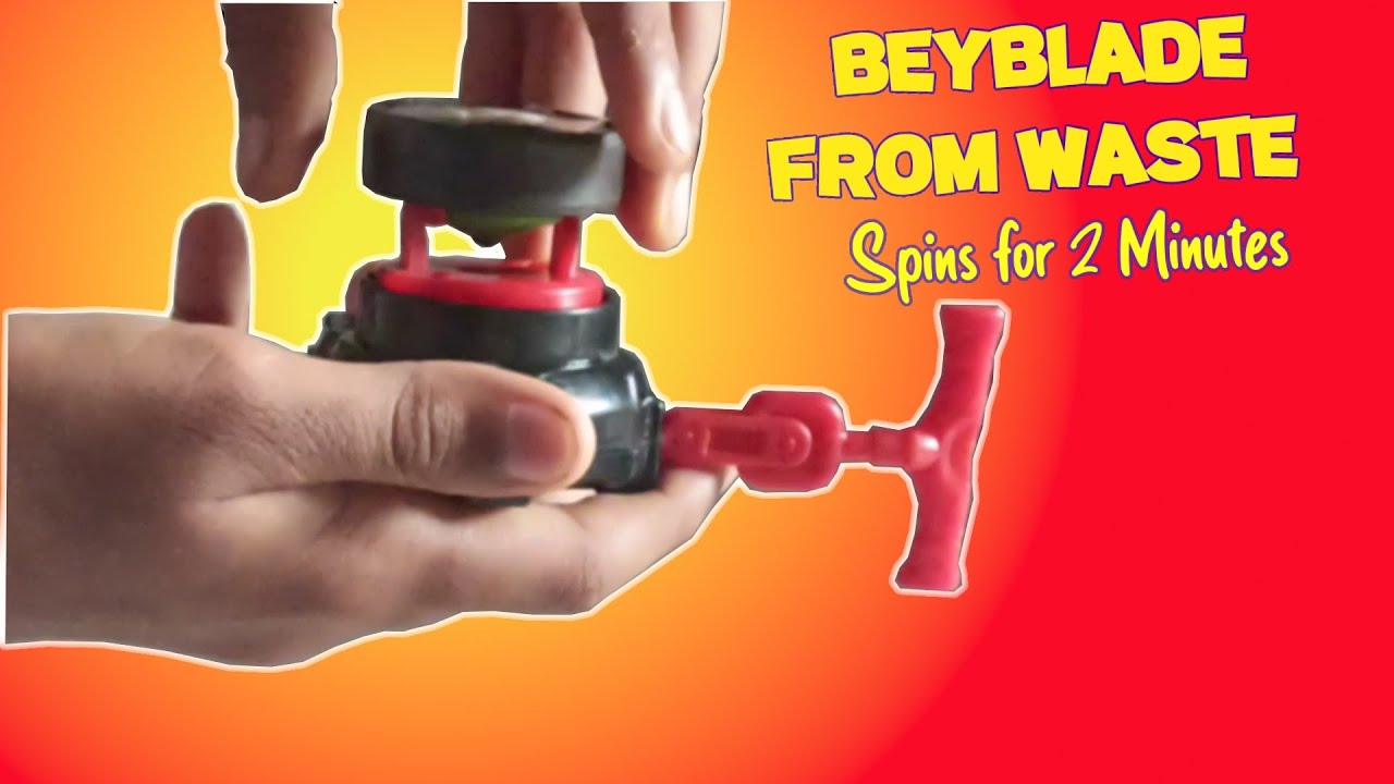 DIY Beyblade from Waste | Make Spinning Top with Ball Bearing, Cap & Bead | Creative Yashit