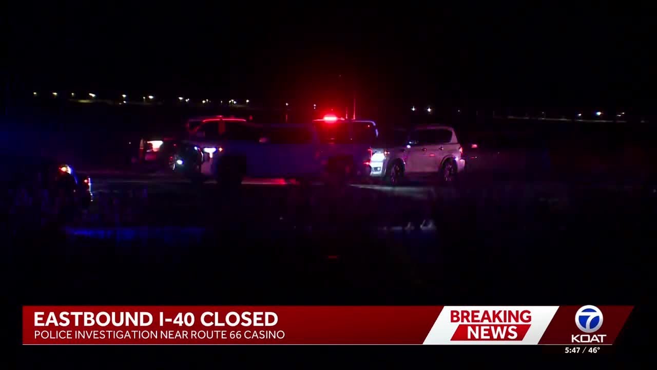 I-40 west of Albuquerque closed for police investigation