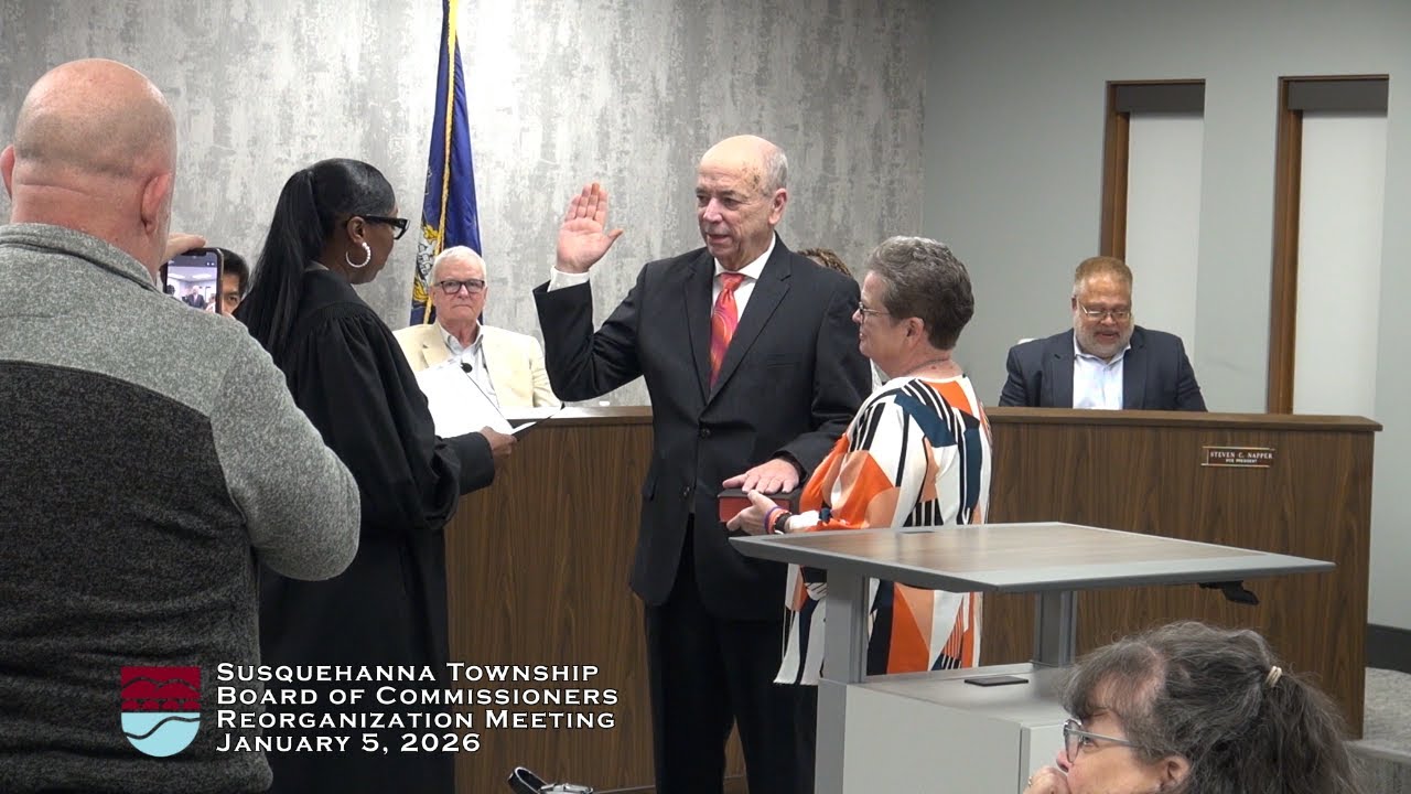 Susquehanna Township Reorganization Meeting 1-5-26