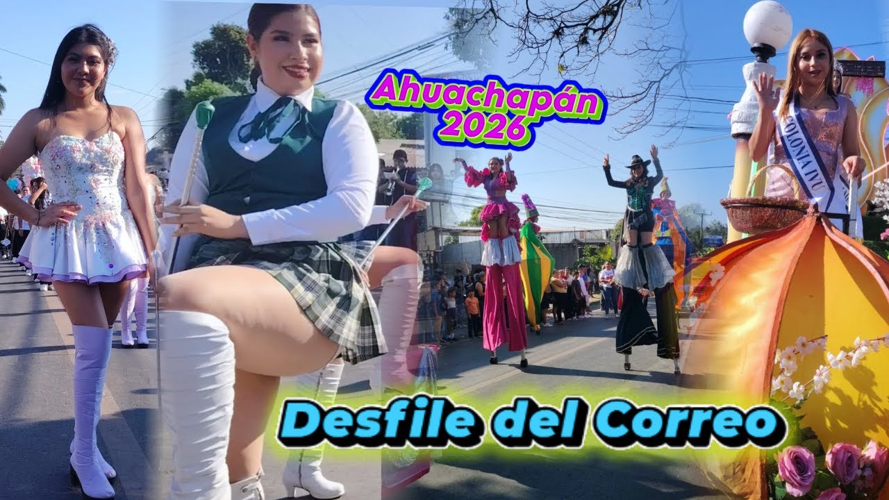Desfile del Correo Ahuachapán 2026 El Salvador