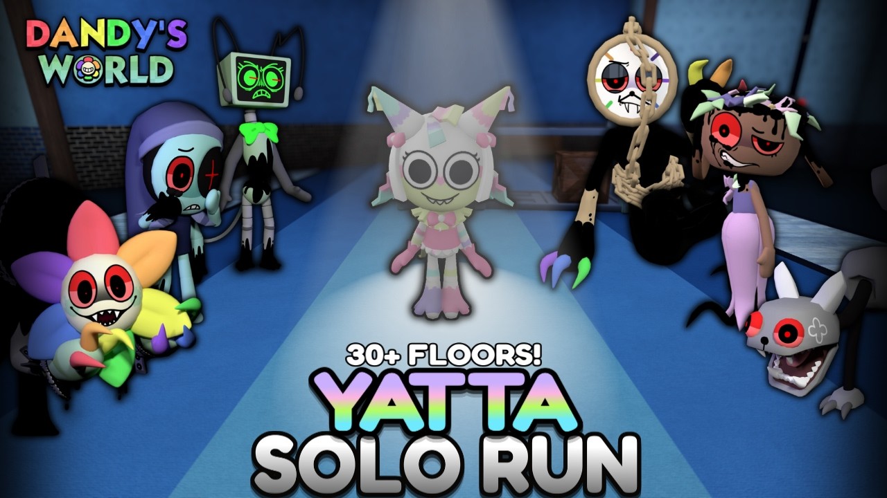 YATTA SOLO RUN [⚠️HARD FLOORS] (30+ FLOORS) | DANDY'S WORLD