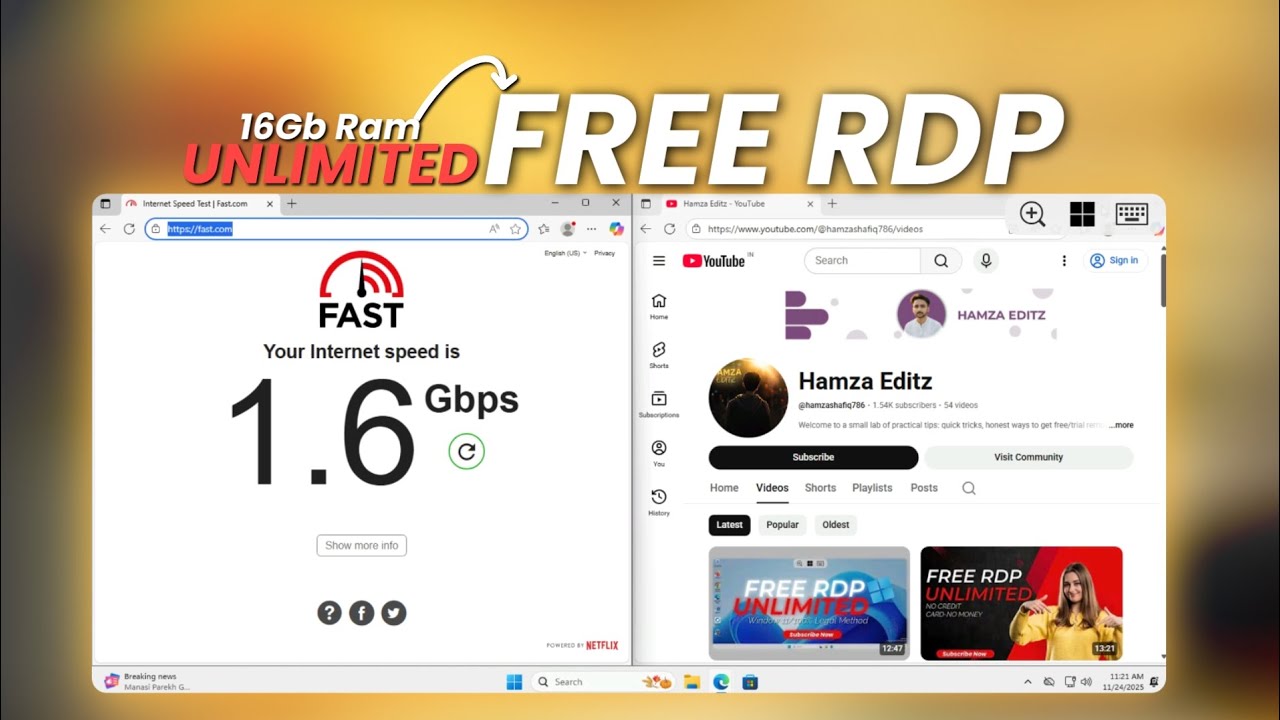 Free GitHub RDP Cloud PC For Unlimited Days | 16GB RAM and 200GB+ Storage Cloud PC