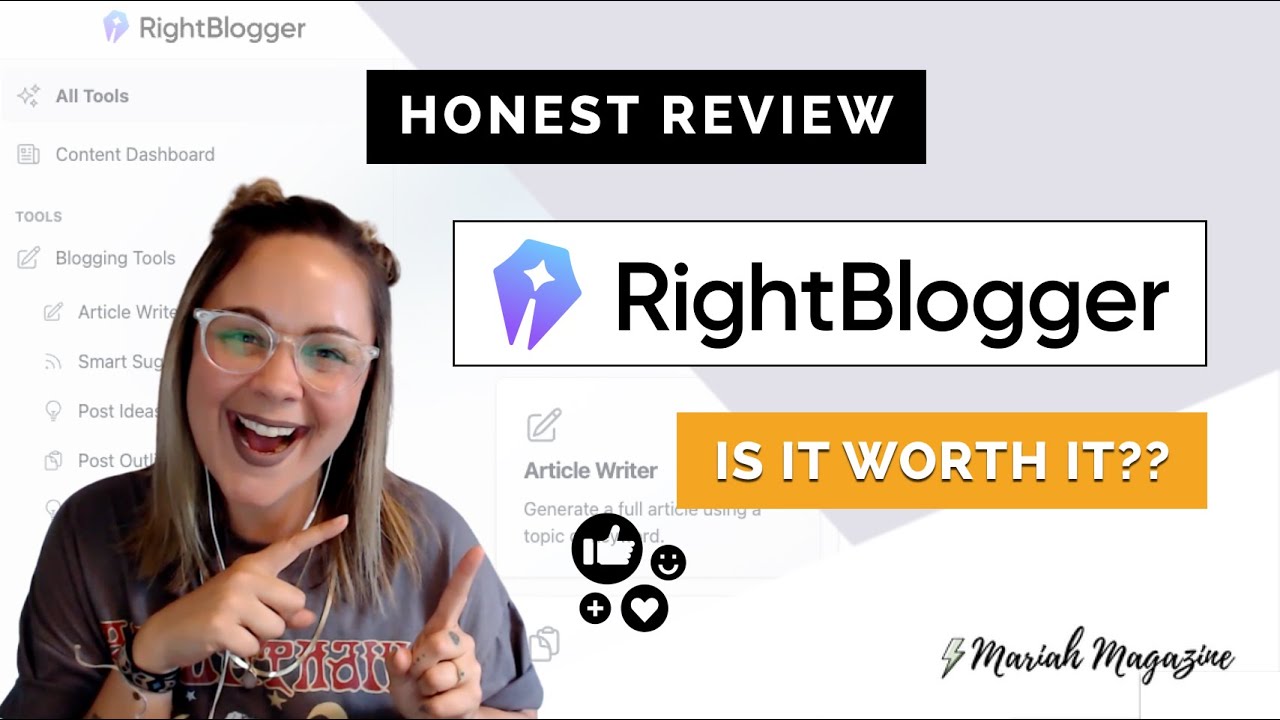 Honest RightBlogger Review: AI Tool for Bloggers | AI-Generated Blog Content ⚡️