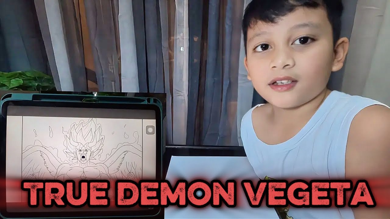 How to draw tru demon vegeta