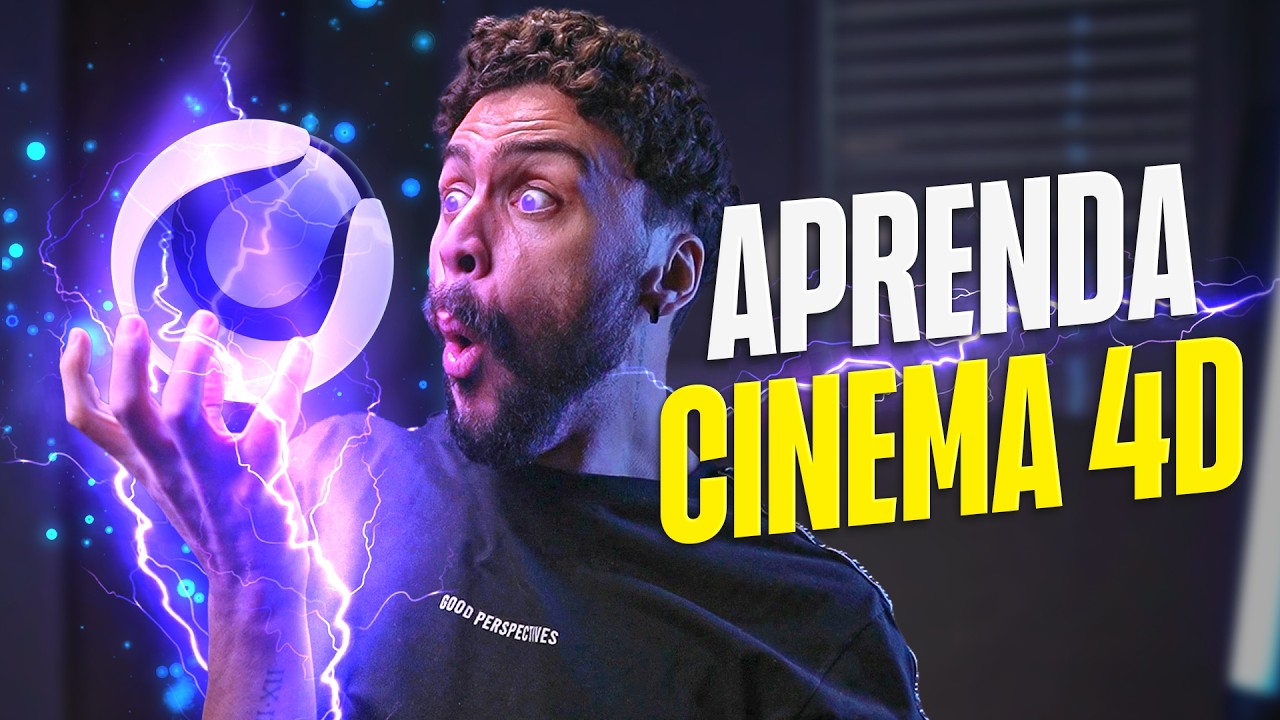 Como APRENDER o CINEMA 4D em 2025 | Tutorial Cinema 4D