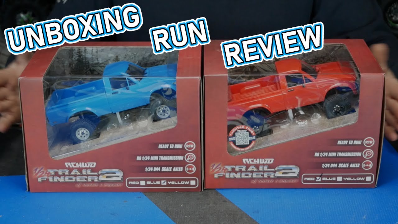 RC4WD 1/24 TRAIL FINDER 2 RTR W/ MOJAVE II HARD BODY SET: UNBOXING, RUN, and REVIEW