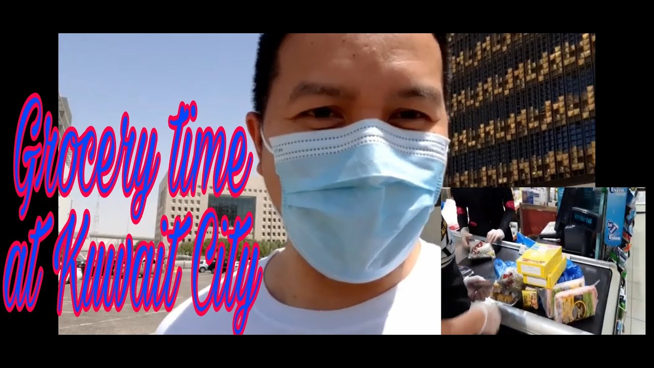 Walking 4.7km from workplace to Kuwait City to have groceries | vlog1
