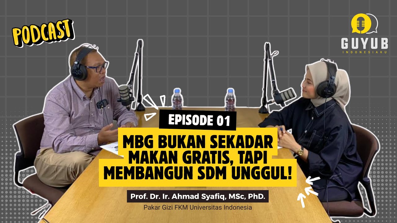 Pakar Gizi UI, Prof Dr. Ahmad Syafiq, Kritik MBG? Mengapa Masih Ada Keracunan?