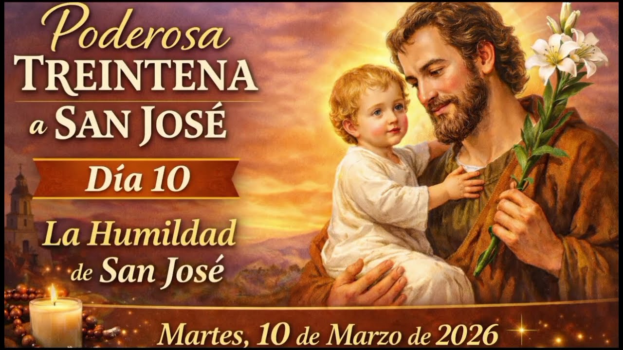 🧺 PODEROSA TREINTENA A SAN JOSÉ 🙏 DÍA 10 | SUS PALABRAS SERÁN ANTÍDOTO PARA TUS MALES