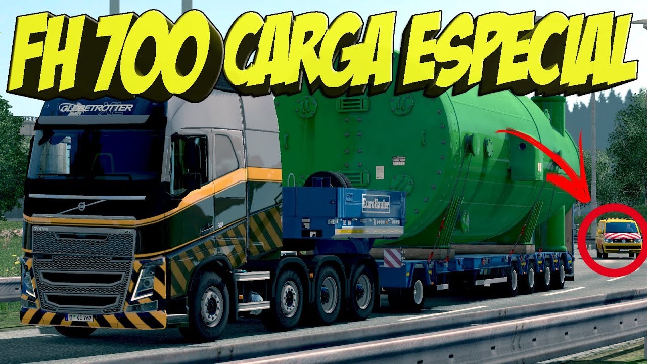 SENDO ESCOLTADO NA VIAGEM - CARGA EXCEDENTE ESPECIAL