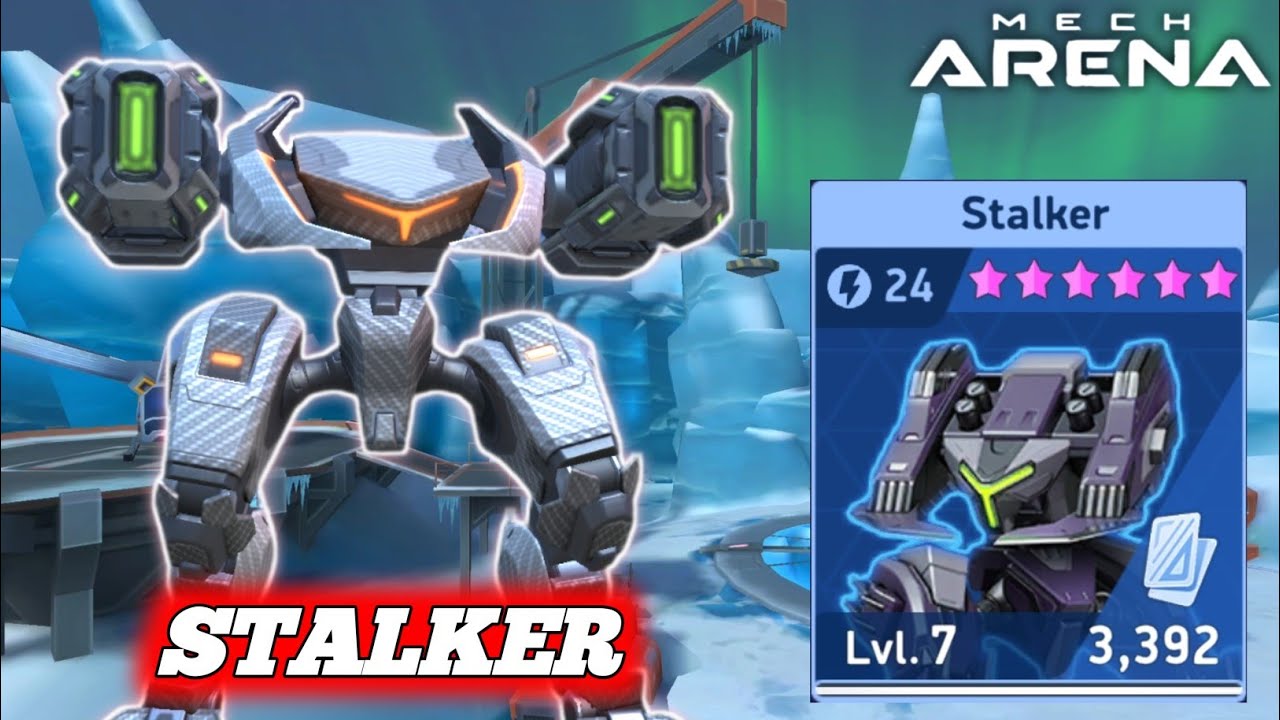 Finally Stalker Mech Maxed: Stalker and Disruptor 12 Gameplay - Mech Arena 