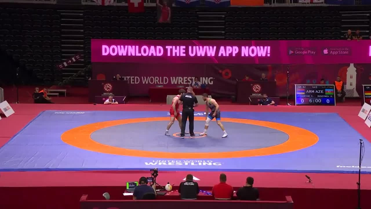 Samvel GRIGORYAN (ARM) vs. Rafig HUSEYNOV (AZE) | GR 82Kg | Quarter Final