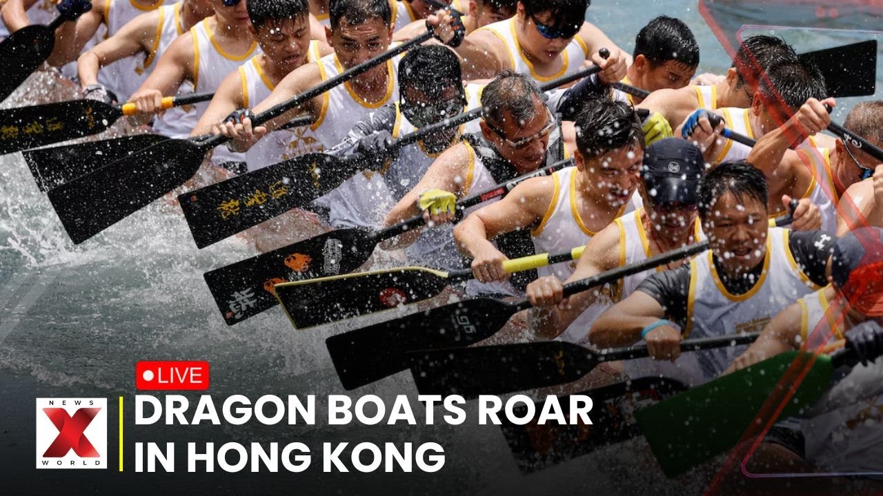 Dragon Boat Festival LIVE : Epic Dragon Boat Showdown in Hong Kong |  NewsX World