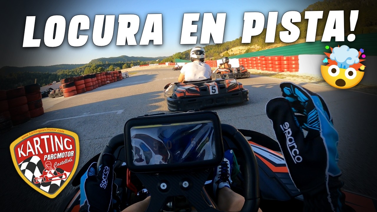 ¡Locura en Karting Castellolí! 🏎️ Adelantamientos sin parar 🔥