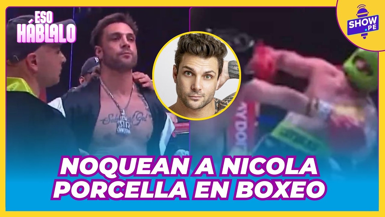 🥊 ¡Lo noquean! Nicola Porcella cae en el boxeo de celebridades en México