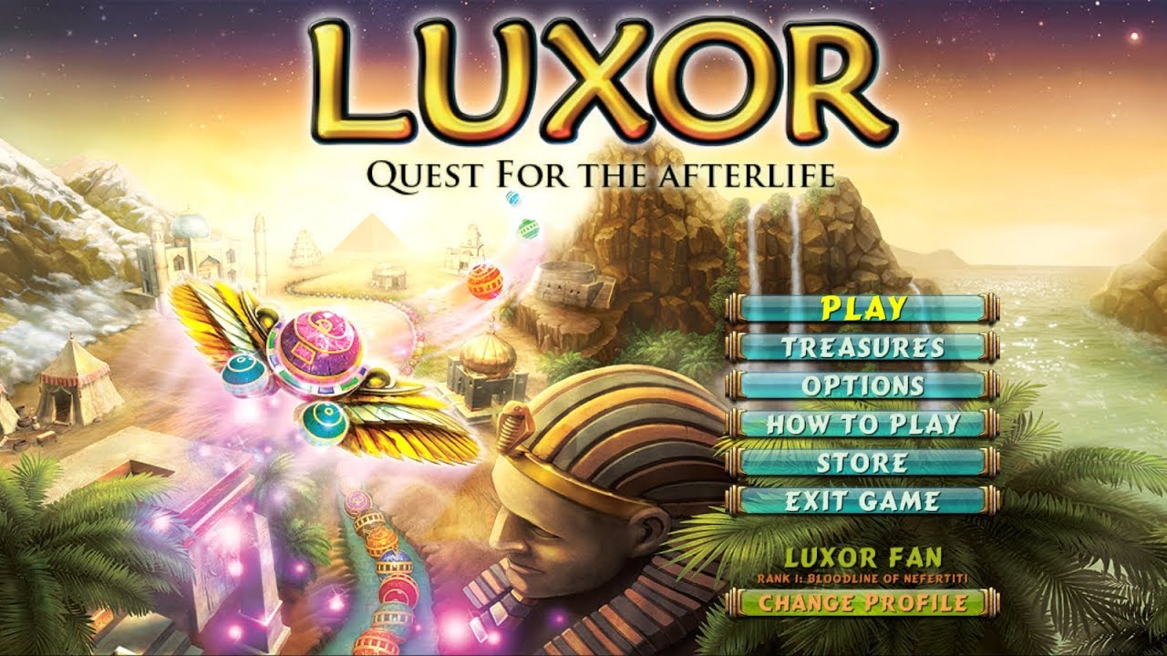 Luxor Quest For The Afterlife / полная версия / английская версия / ЛУКСОР, головоломка действия