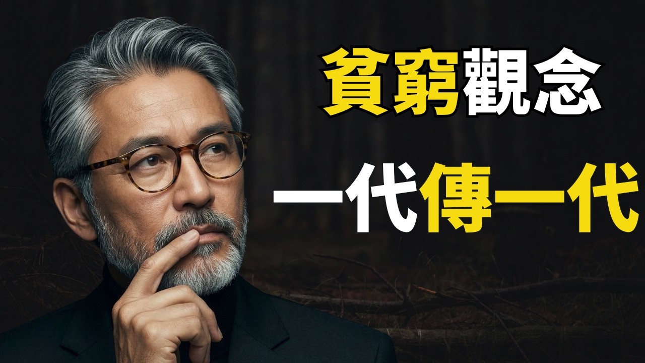 貧窮最狠的地方：不是遺傳，是被複製。這 5 個規則正在拖累你！