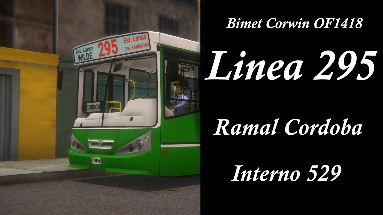 Bimet Corwin OF1418 Linea 295!!! Ramal Cordoba