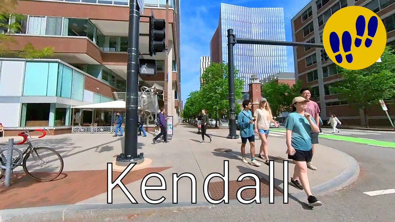 Walking in Kendall Square, Cambridge, MA - Boston