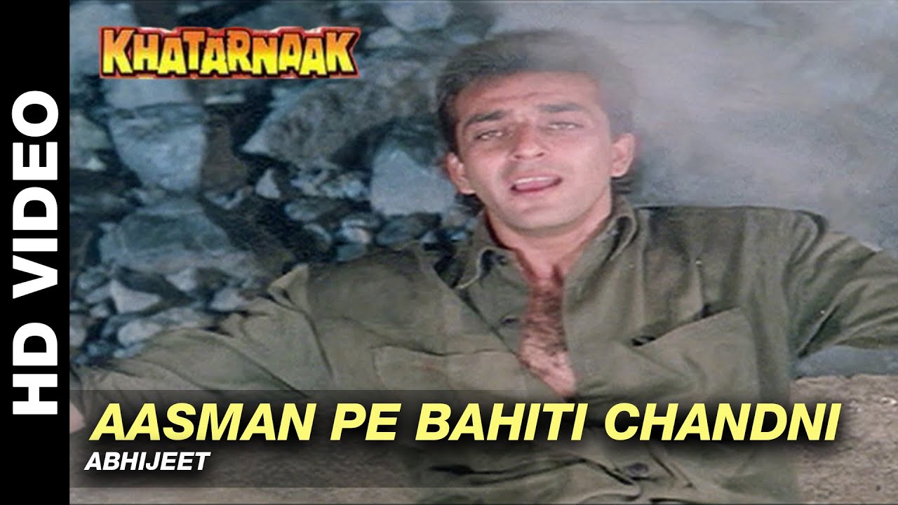Aasman Pe Bahiti Chandni - Khatarnaak | Sadhana Sargam | Sanjay Dutt & Farha Naaz