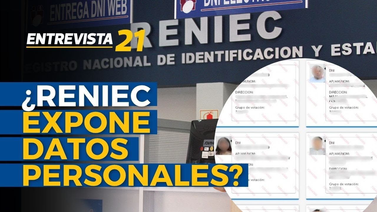 ¿RENIEC EXPUSO DATOS? Erick Iriarte: 