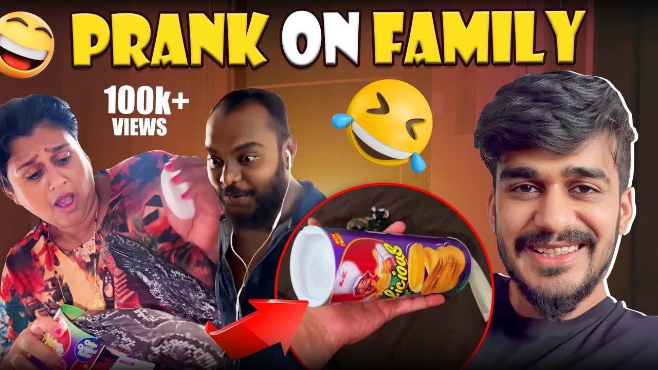 Scary Prank on Family 😂😂 Funny Reactions | Samsameer_insta